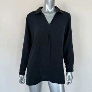 Soft Surroundings women black blouse size L